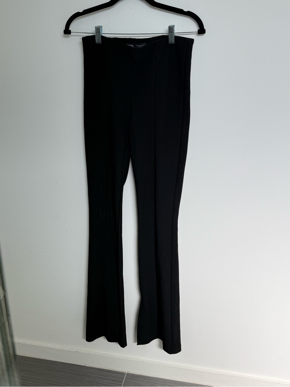 Zara Black Stretch Flare Pants